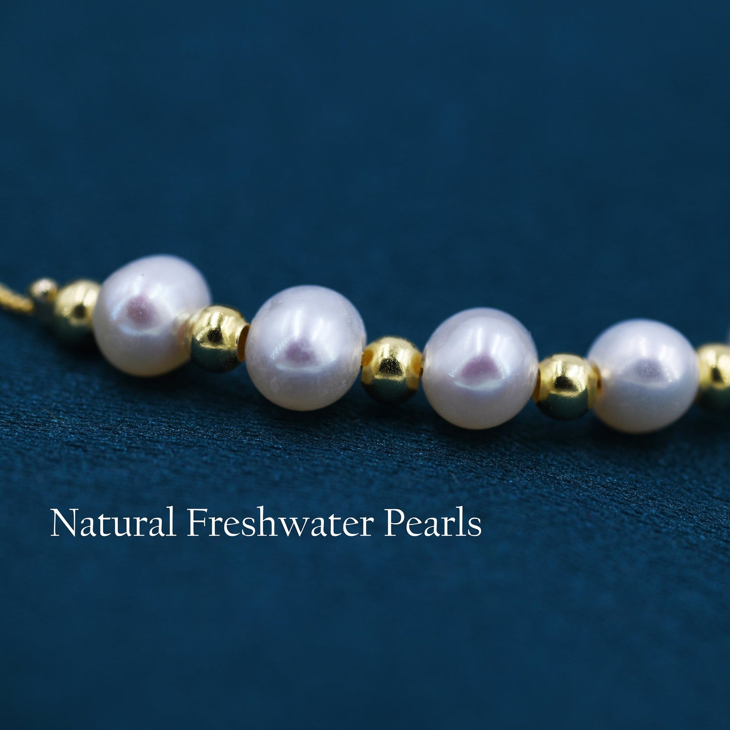 Sterling Silver Pearl and Silver Ball Beaded Bracelet, Silver or Gold, Real Freshwater Pearls, Natural Pearl Bracelet, Bridal Jewellery